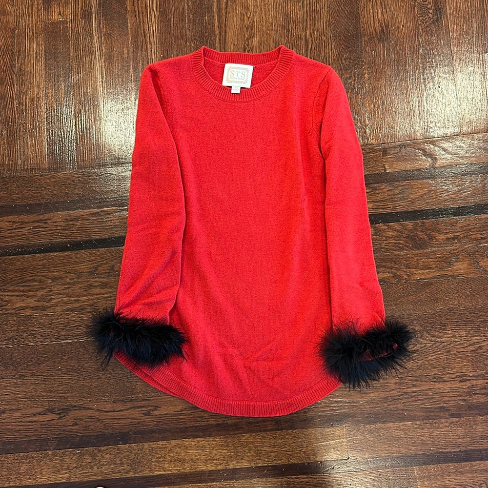 Sail to Sable Red Holiday Sweater